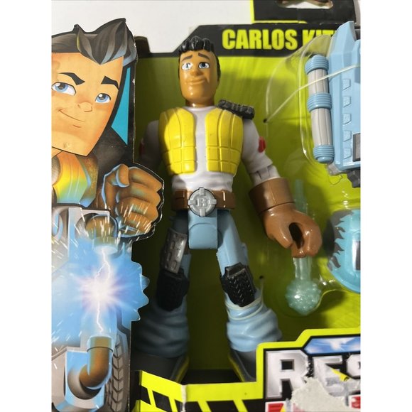 Fisher-Price Rescue Heroes Carlos Kitbash Cadet Action Figure New In Box 2019 - Picture 2 of 4